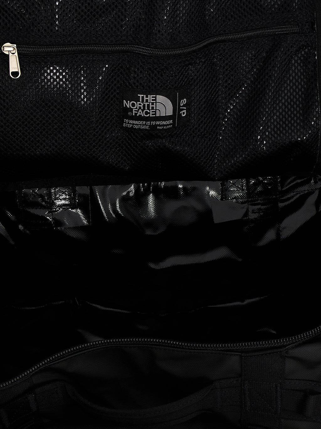The North Face Schwarzer Rucksack aus recyceltem Polyester