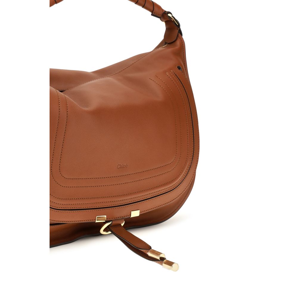 Chloé Braune Kalbsleder Bos Taurus Schultertasche