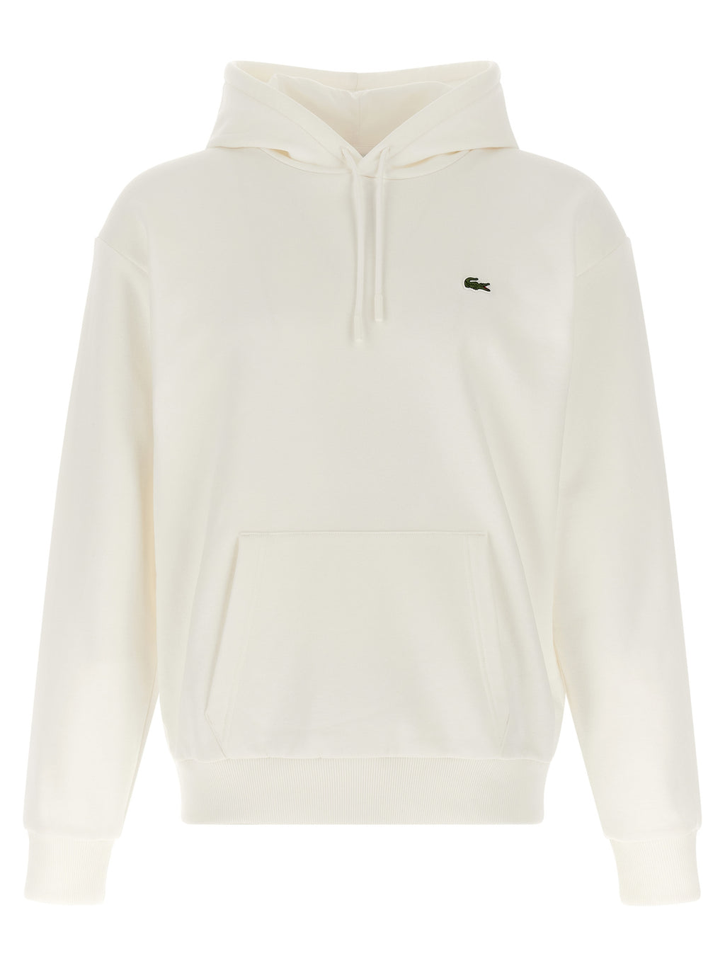 Lacoste Weißes Baumwoll-Sweatshirt