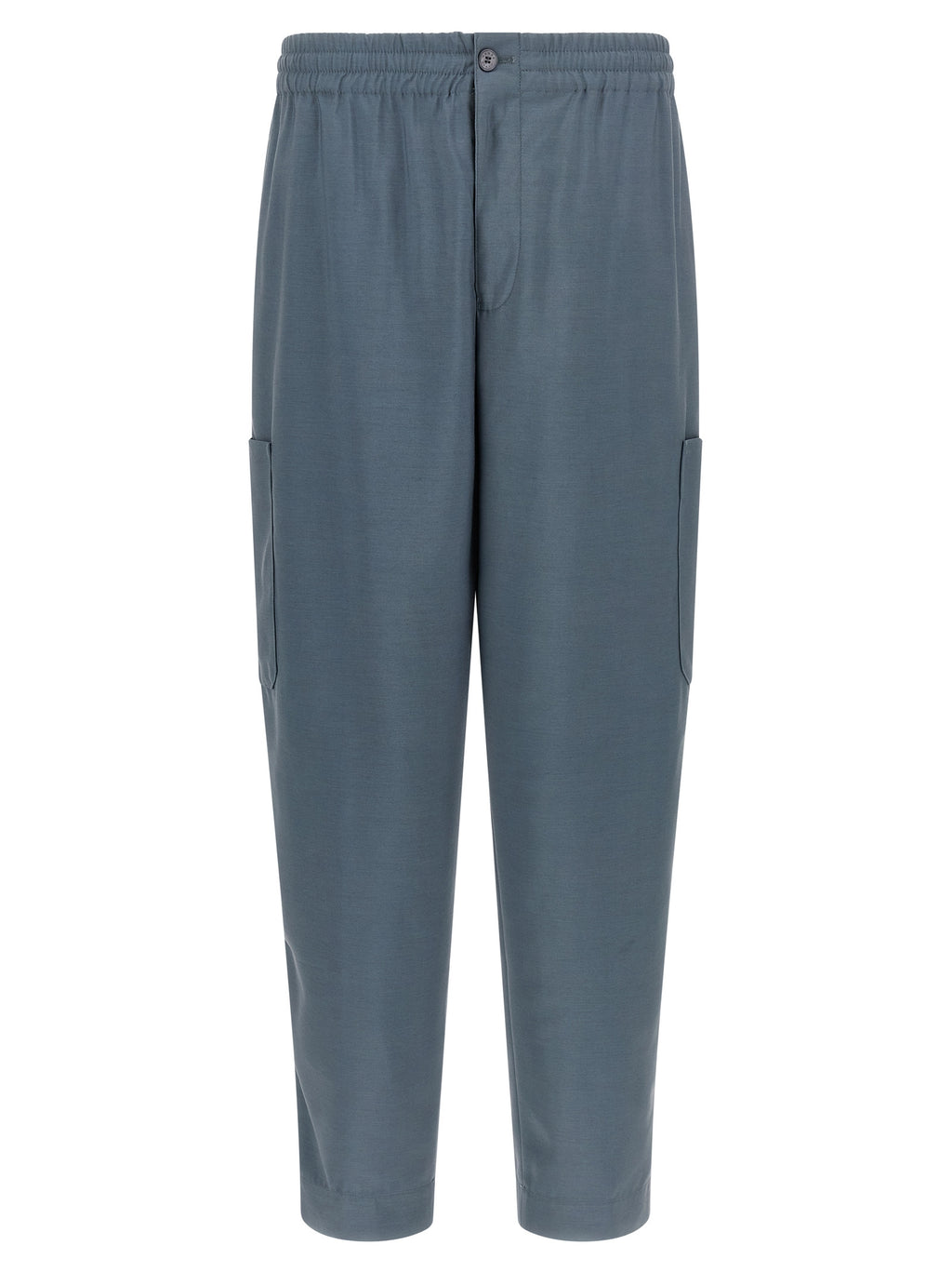 Kenzo Graue Woll-Cargo-Hose