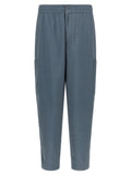Kenzo Graue Woll-Cargo-Hose
