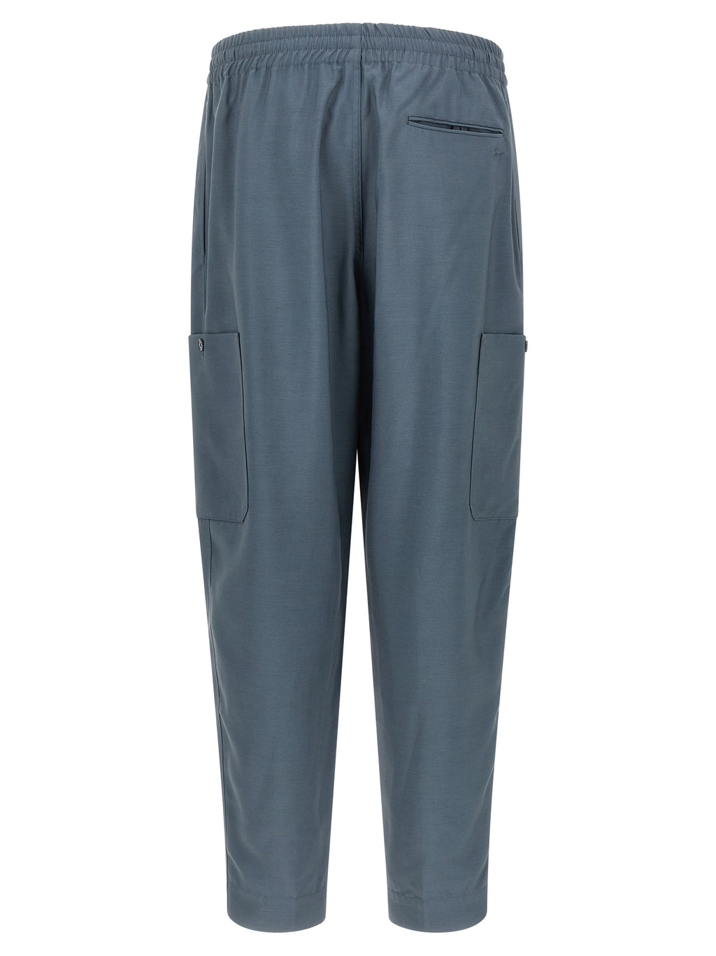 Kenzo Graue Woll-Cargo-Hose