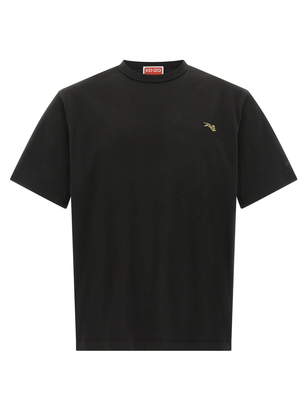 Kenzo Schwarzes Baumwoll-T-Shirt