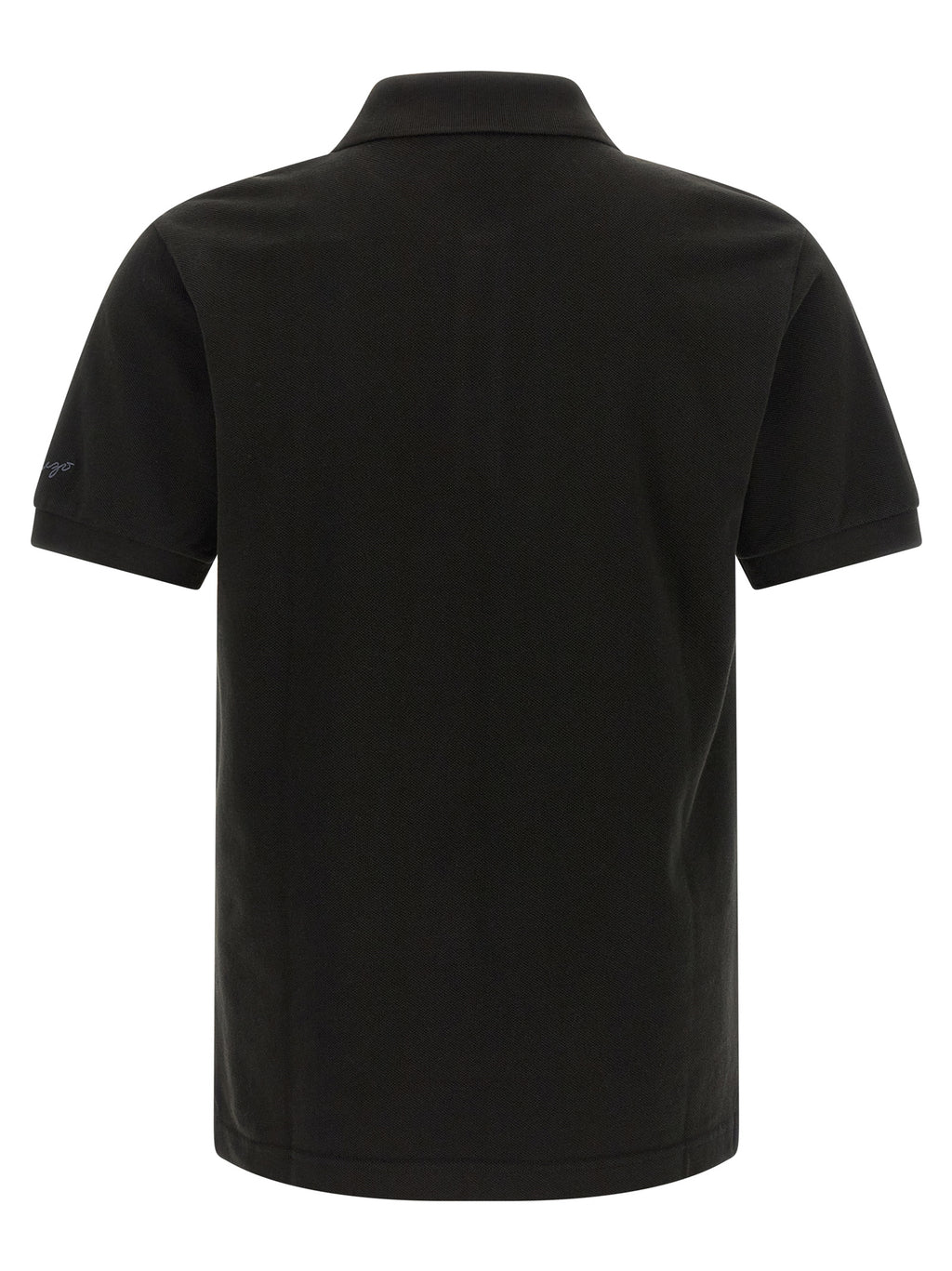 Kenzo Schwarzes Baumwoll-Poloshirt