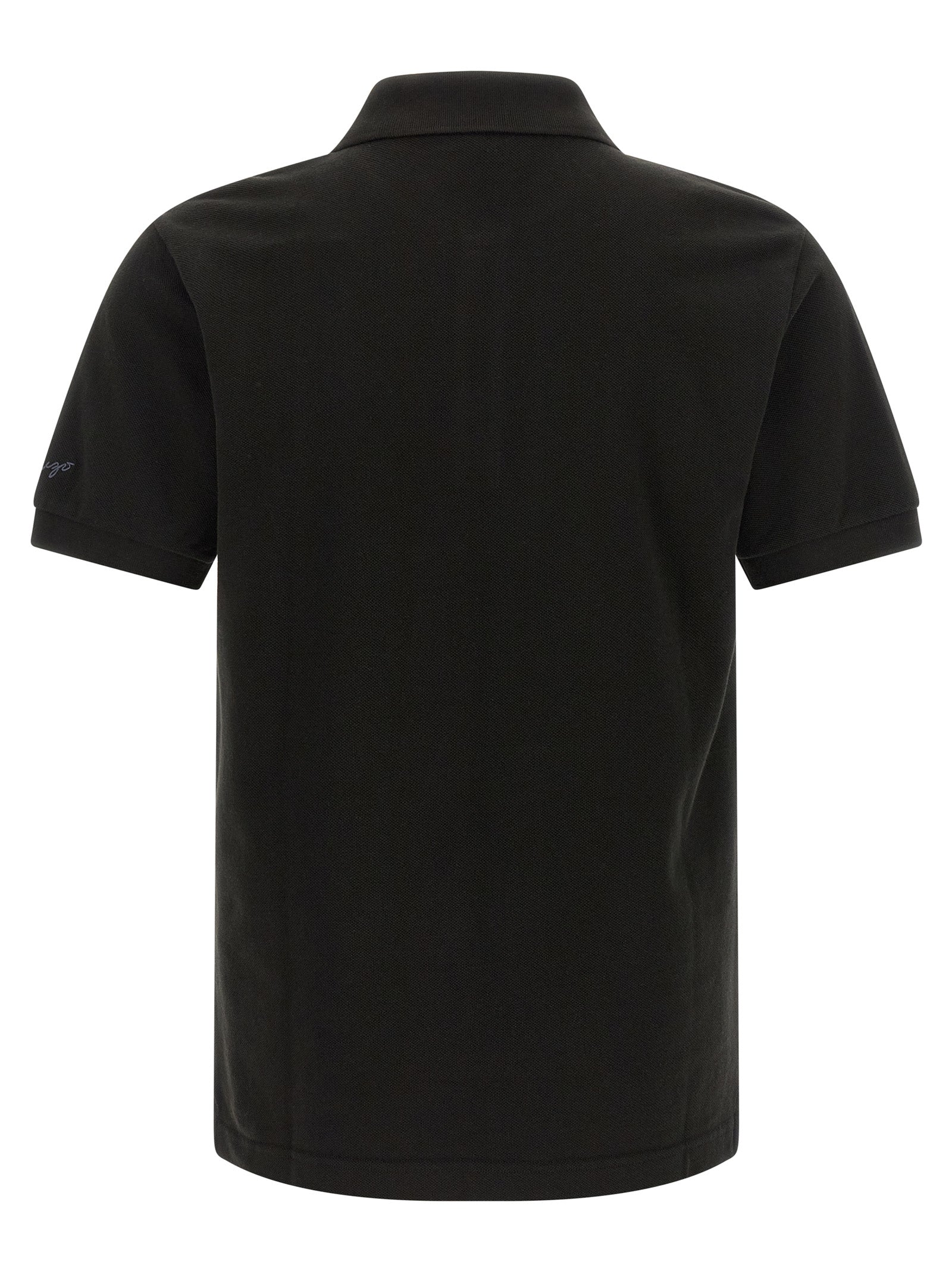 Kenzo Schwarzes Baumwoll-Poloshirt