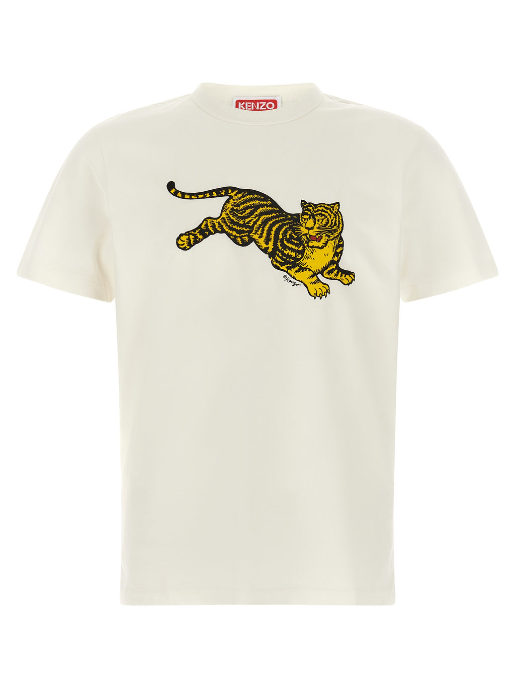Kenzo Weißes Baumwoll-T-Shirt