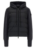 Moncler Grauer Cardigan aus Polyamid