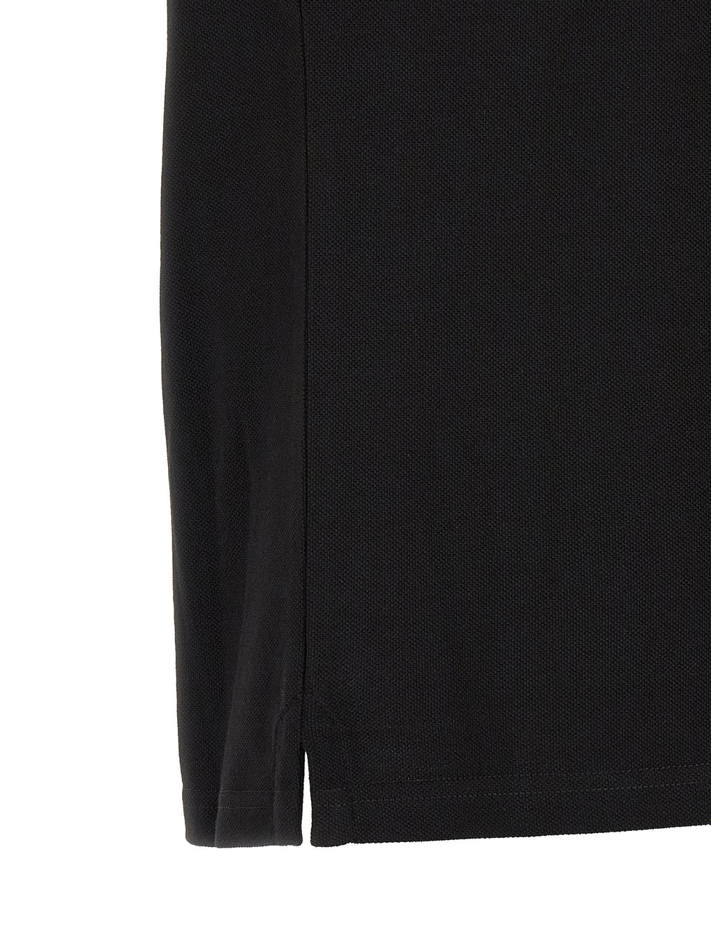 Moncler Schwarzes Baumwoll-Poloshirt