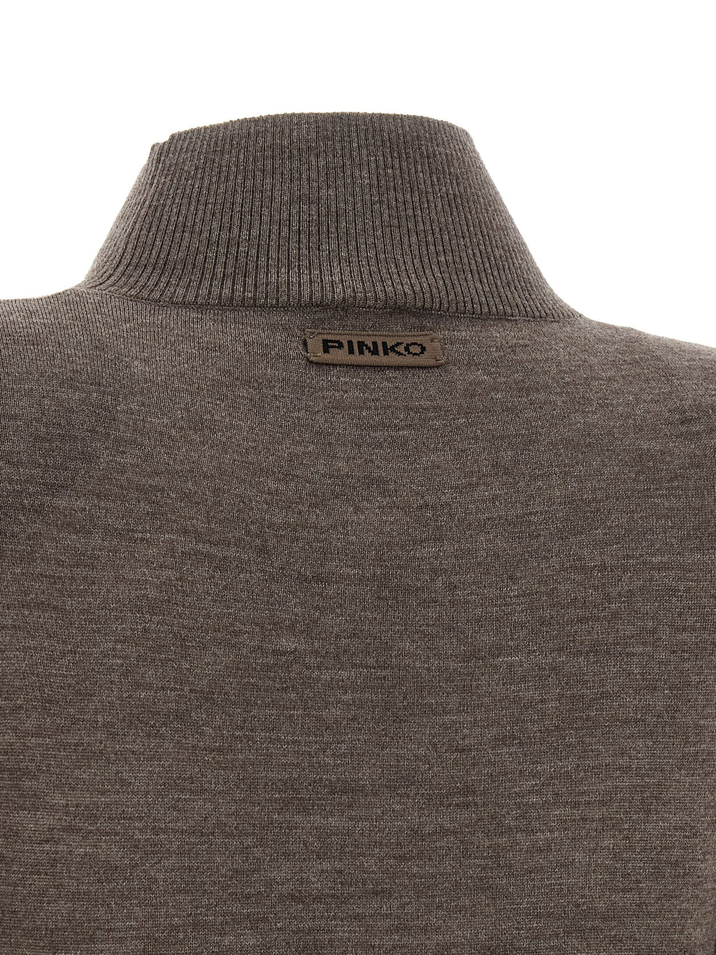 PINKO Langes Wollkleid in Beige