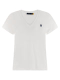 Polo Ralph Lauren Weißes Baumwoll-T-Shirt