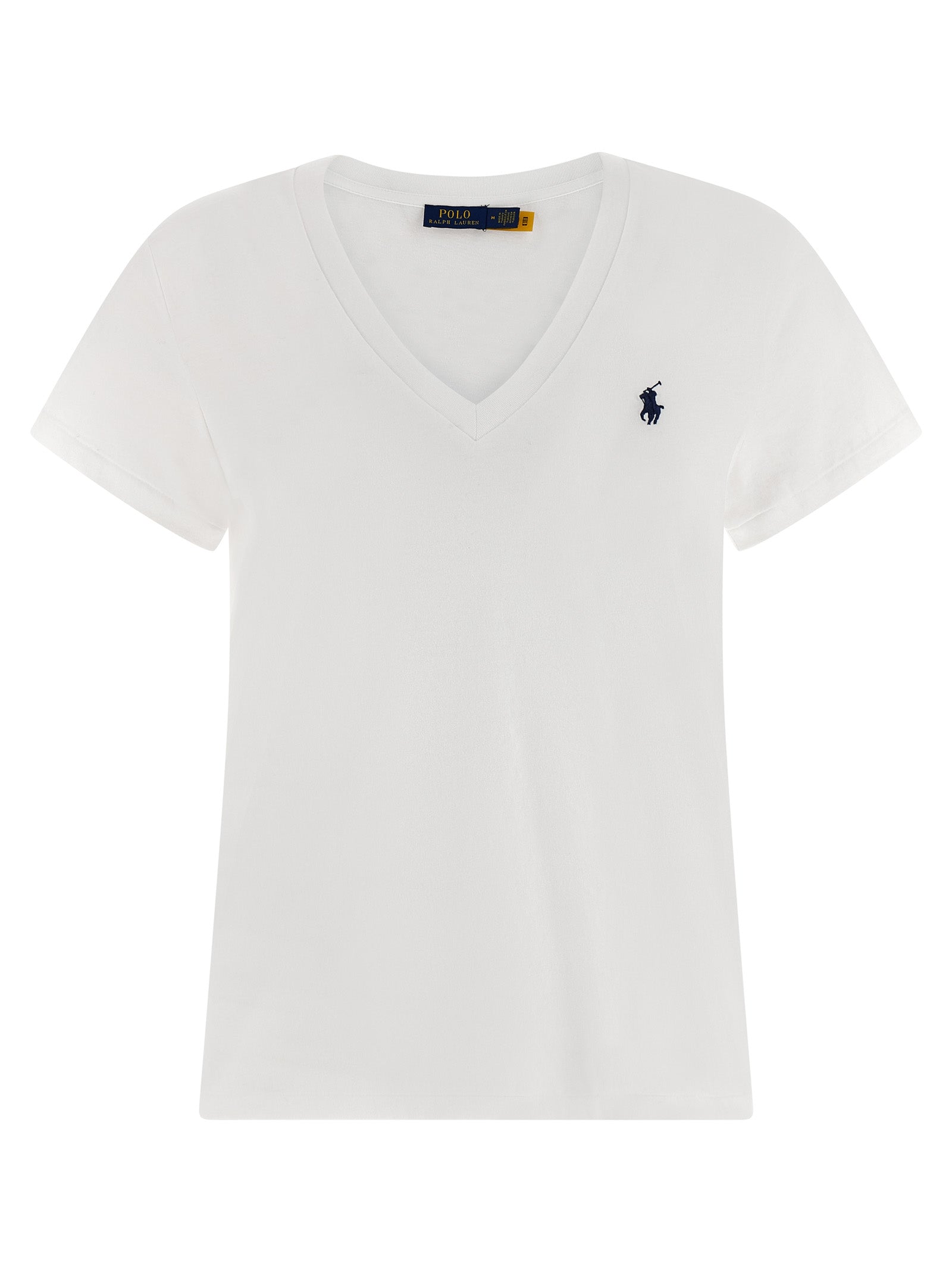 Polo Ralph Lauren Weißes Baumwoll-T-Shirt