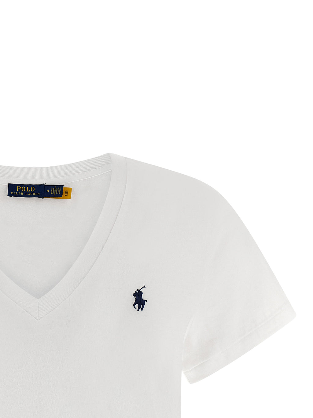 Polo Ralph Lauren Weißes Baumwoll-T-Shirt