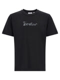 Off-White Schwarzes Baumwoll-T-Shirt