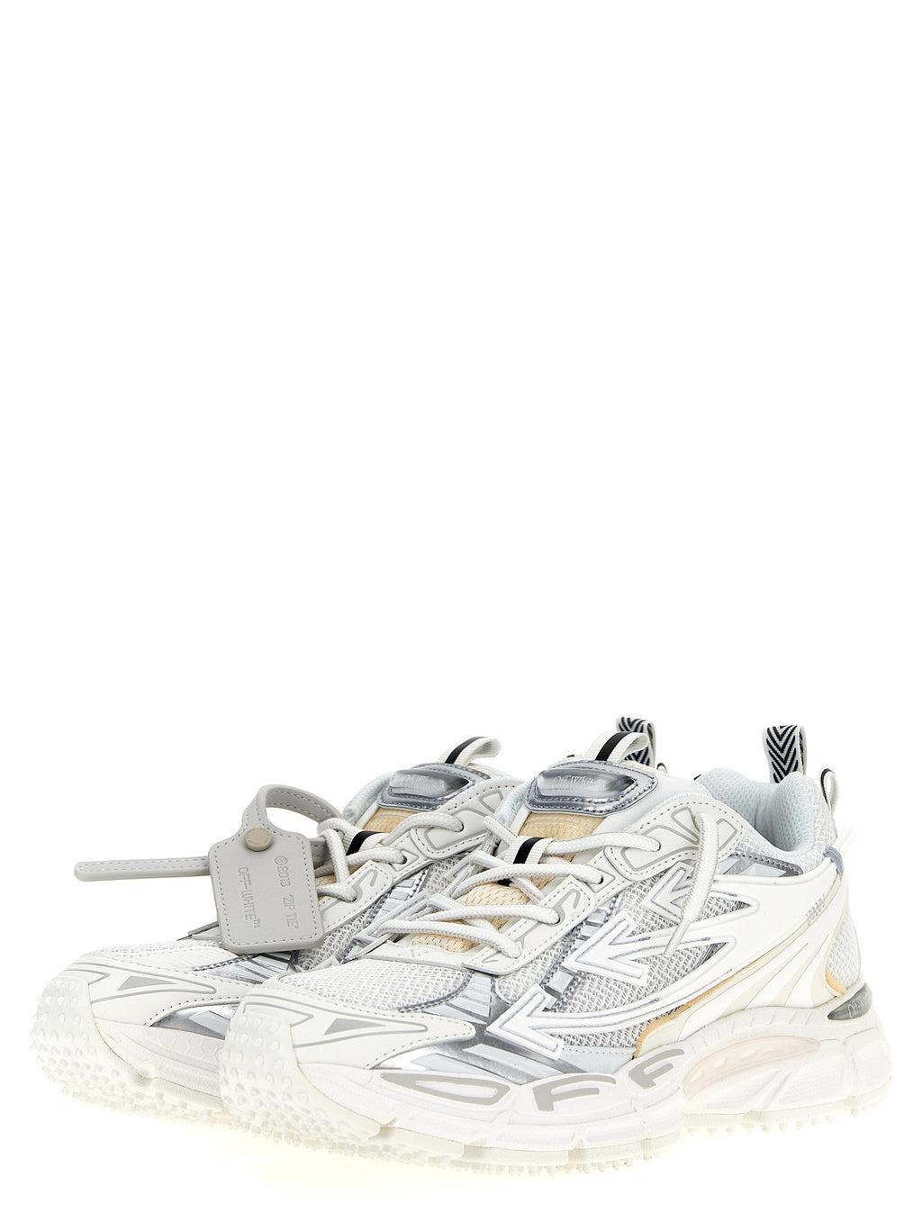 Off-White Weiße Sneaker aus Polyethylen