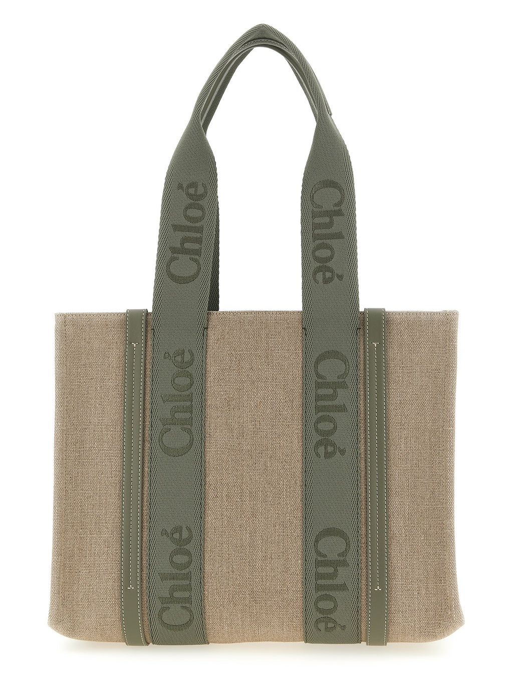 Chloé Zweifarbige Leinen-Tasche