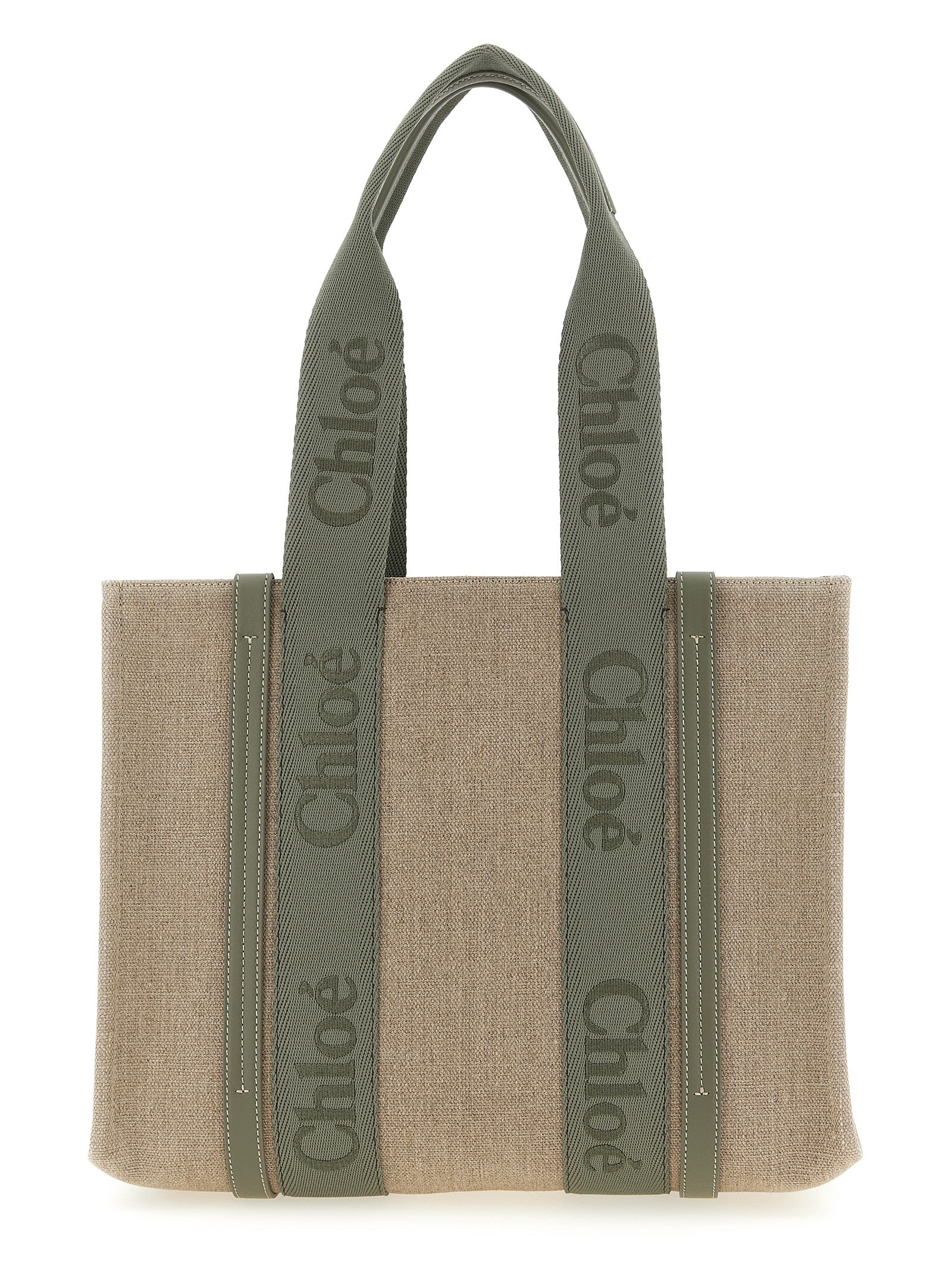 Chloé Zweifarbige Leinen-Tasche