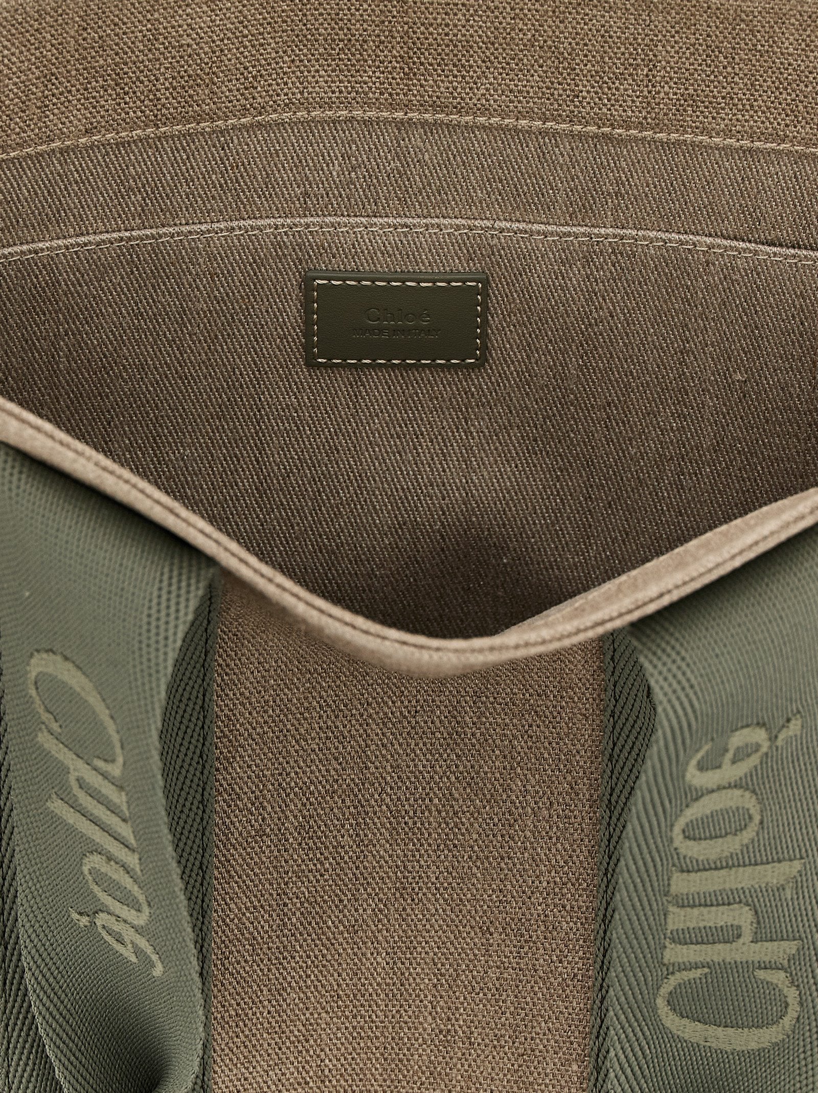 Chloé Zweifarbige Leinen-Tasche