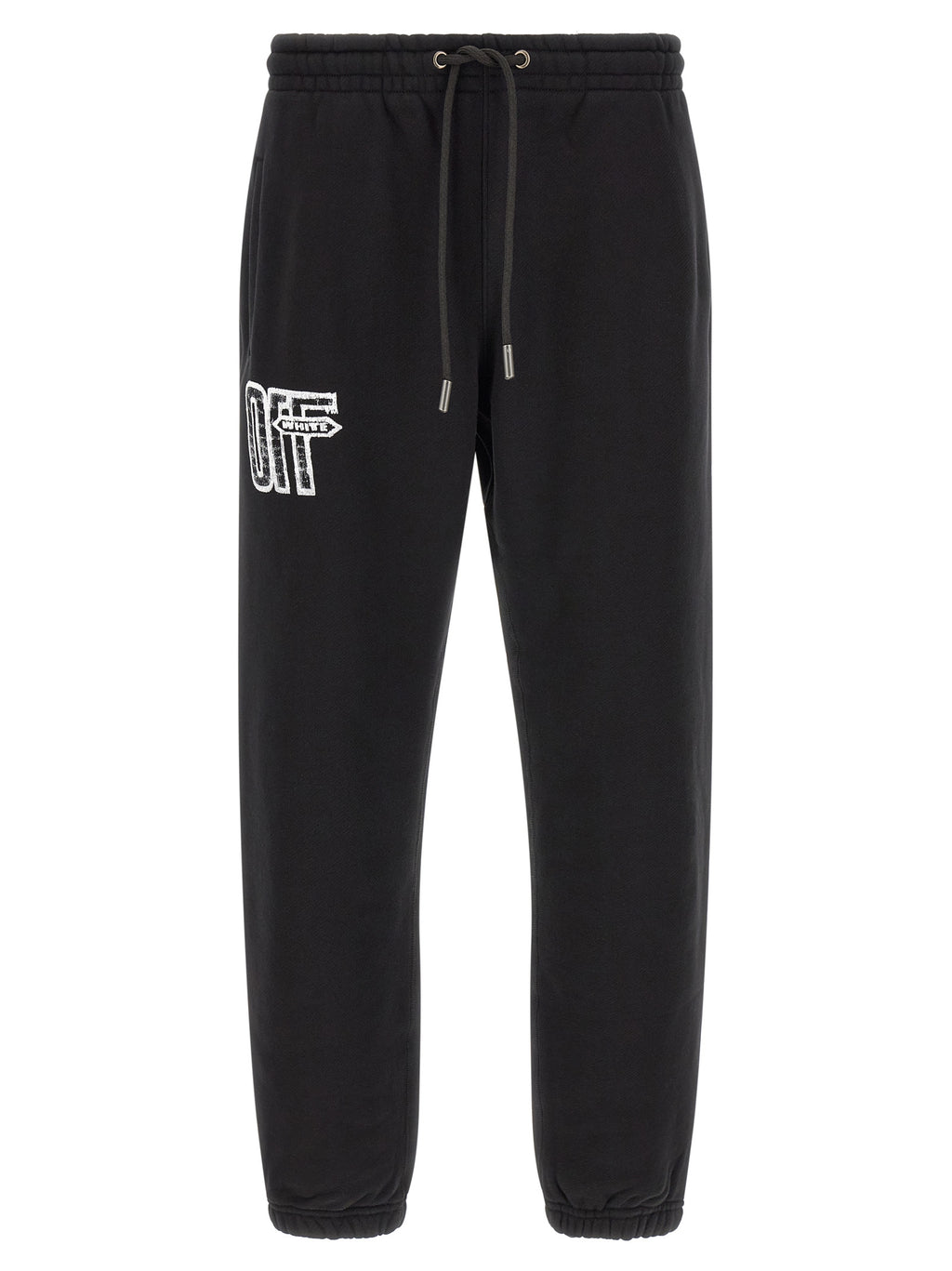 Off-White Schwarze Baumwoll-Jogginghose (Trainingshose)