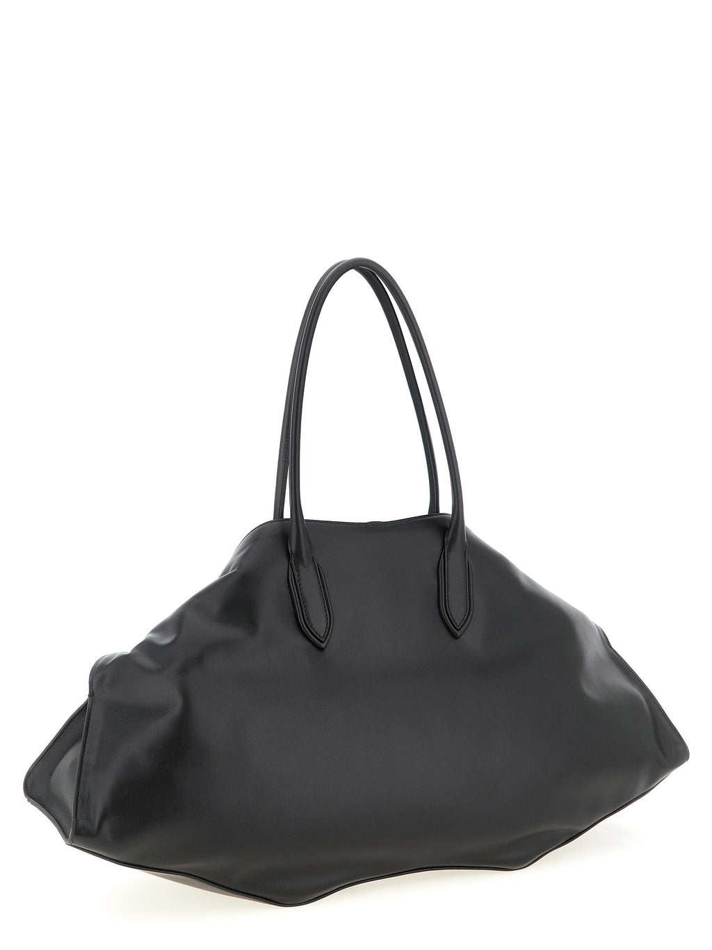 Alexander McQueen Schwarze Kalbsleder-Schultertasche