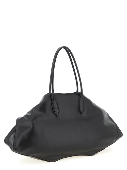 Alexander McQueen Schwarze Kalbsleder-Schultertasche