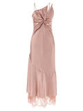 PINKO Langes Kleid aus mehrfarbigem Acetat