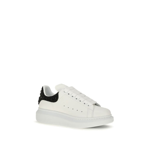 Alexander McQueen Weiße Kalbsleder Bos Taurus Chunky Sneaker