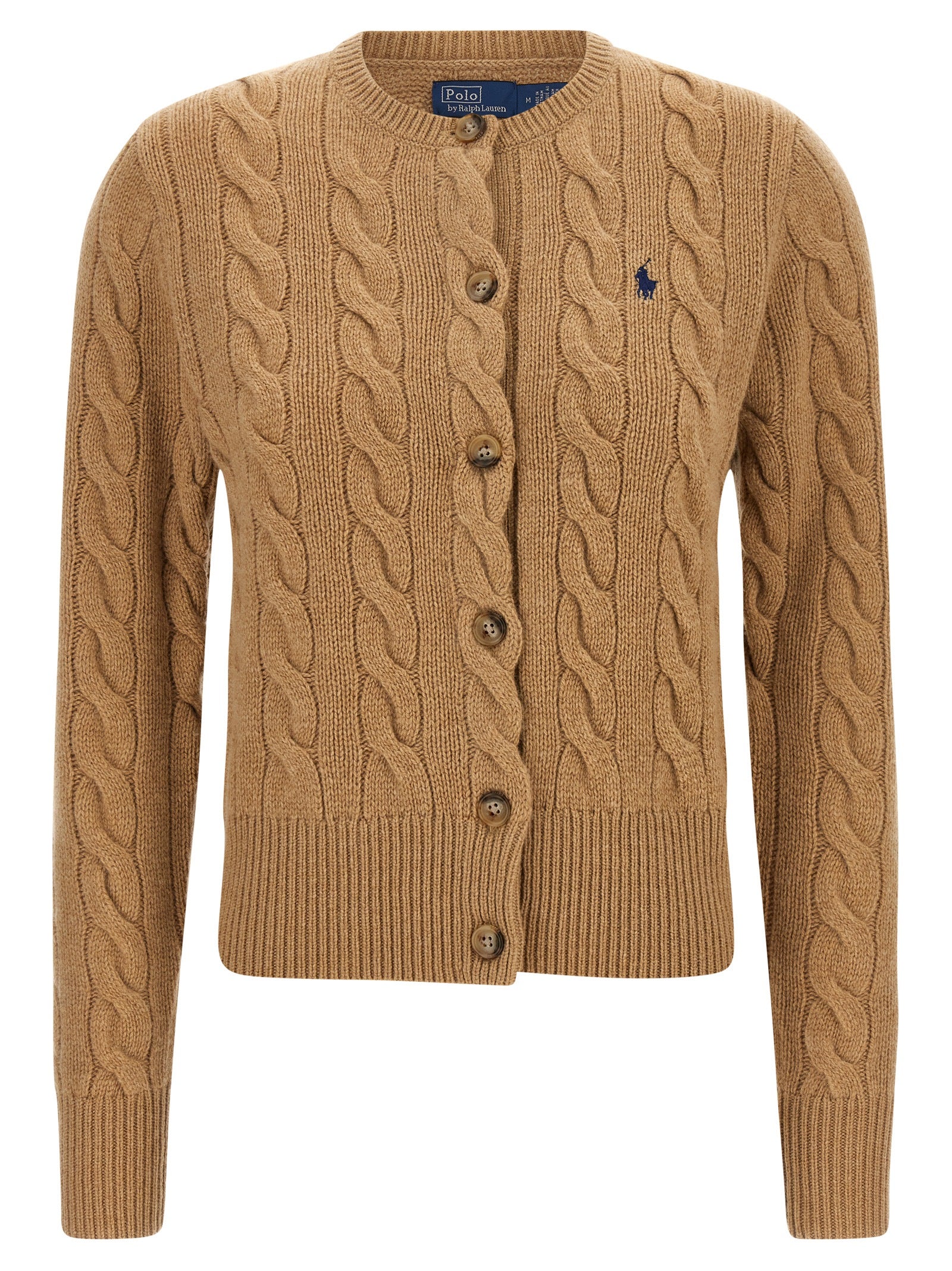 Polo Ralph Lauren Beige Wollstrickjacke