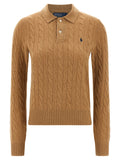 Polo Ralph Lauren Beige Woll-Poloshirt