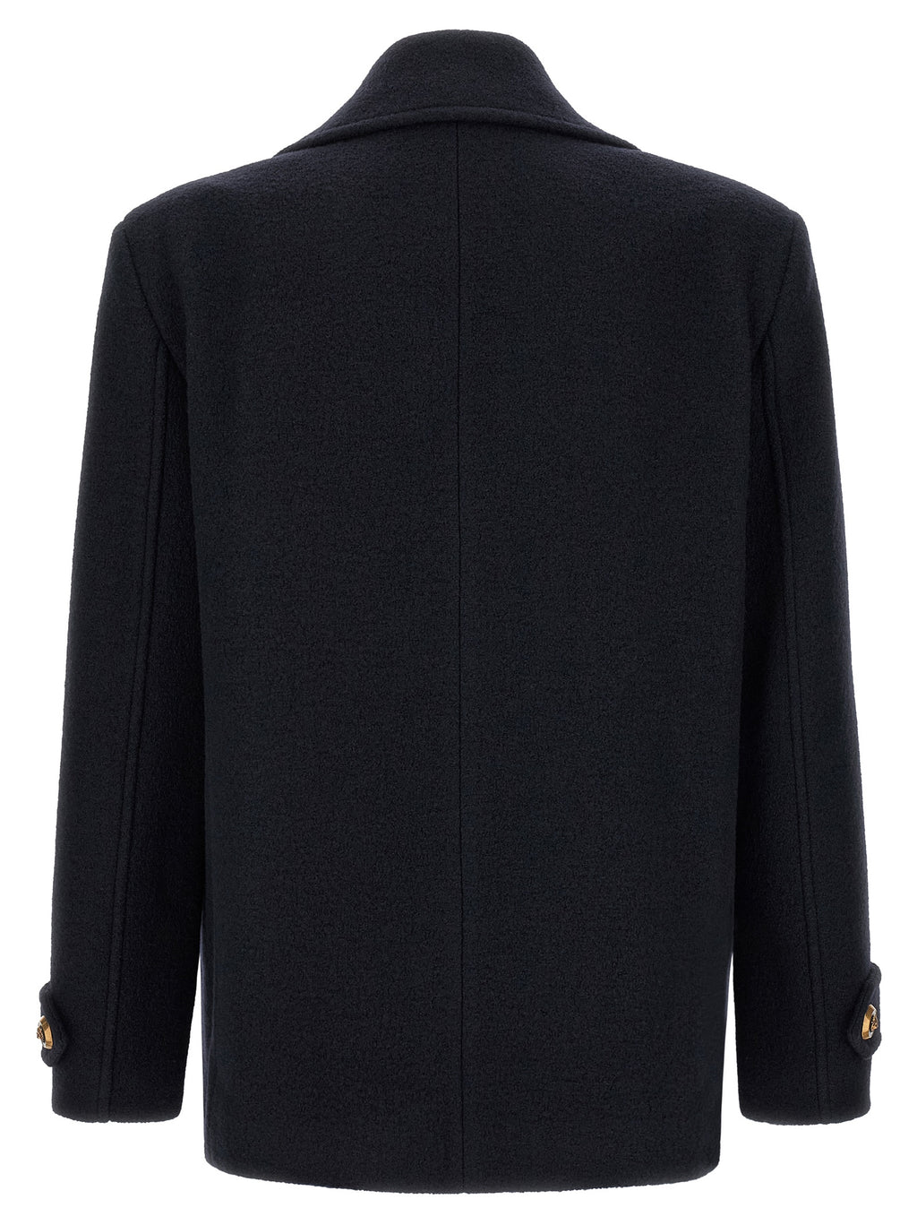 Balmain Blauer Sakko aus reiner Schurwolle