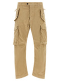 Dsquared² Beige Baumwoll-Cargo-Hose