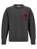 Ami Paris Grauer Wollcardigan