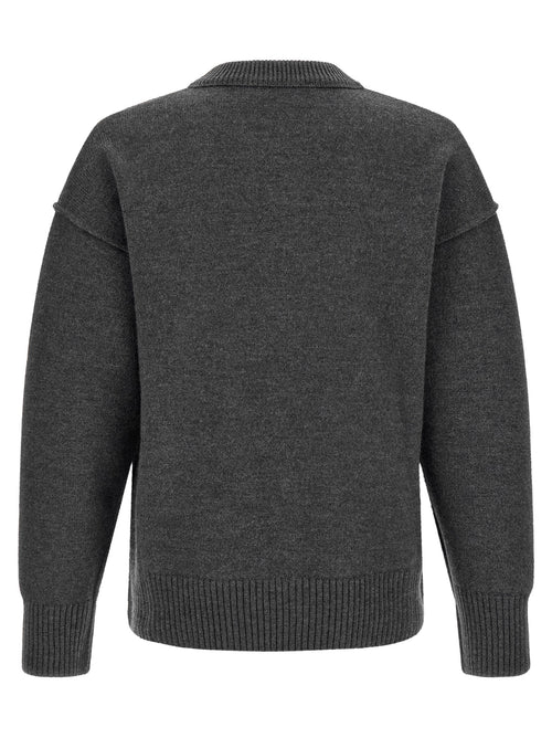 Ami Paris Grauer Wollcardigan