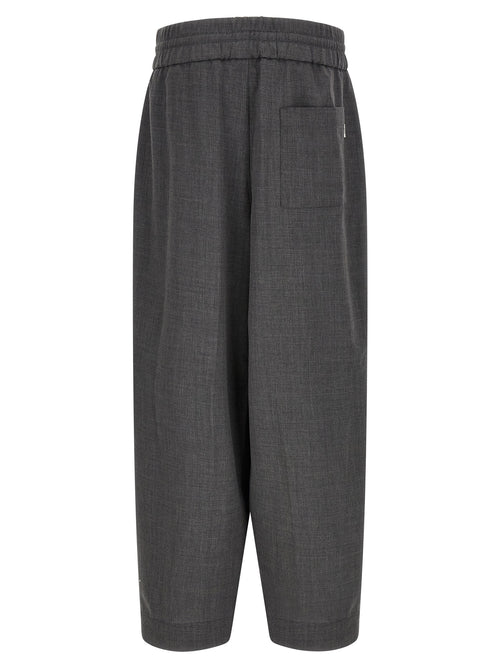 Ami Paris Graue Hose aus reiner Schurwolle