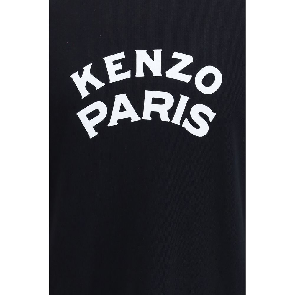 Kenzo Schwarzes Baumwoll-T-Shirt
