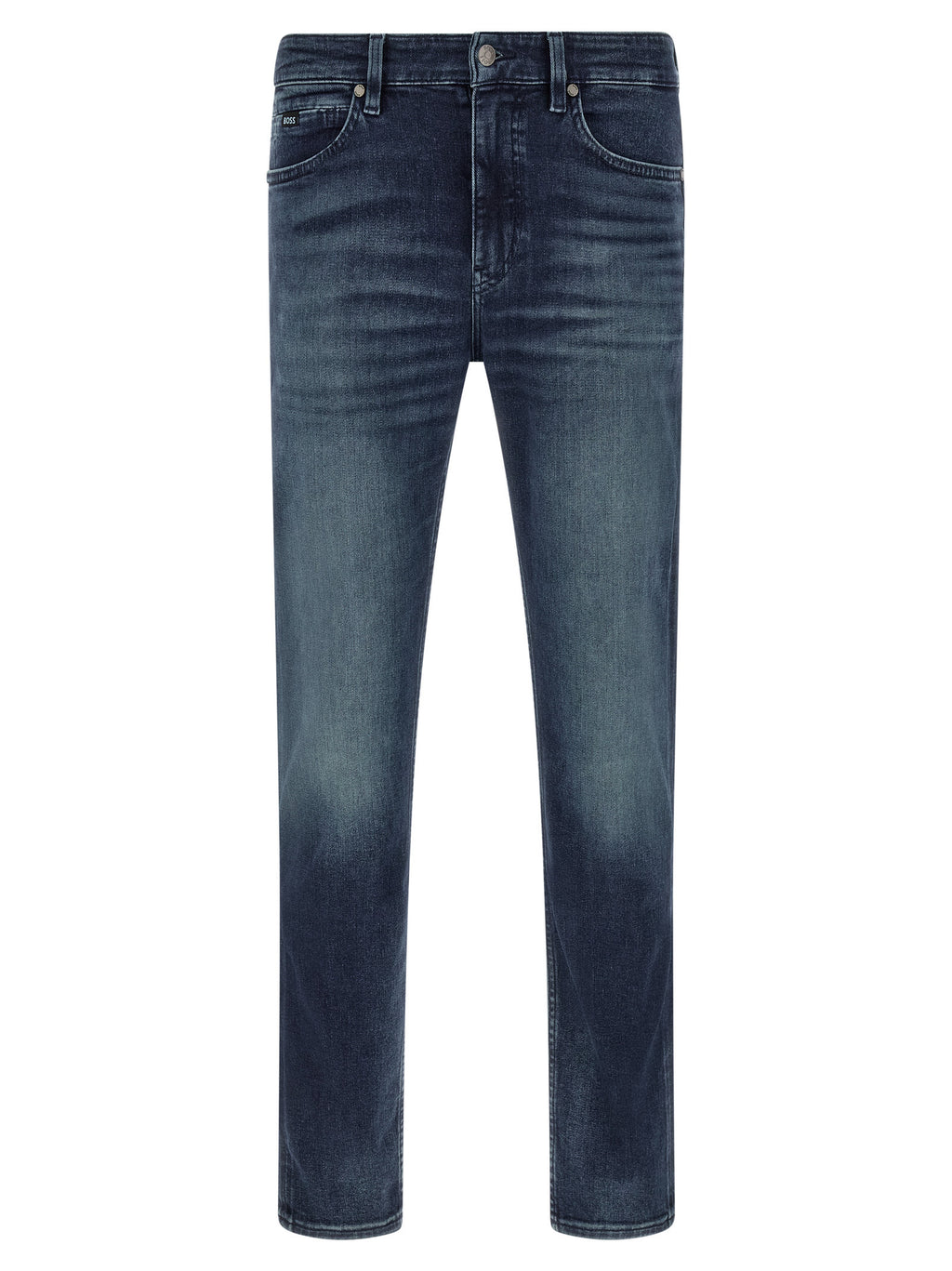 Hugo Boss Blaue Jeans aus Baumwolle, Tapered Fit