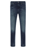 Hugo Boss Blaue Jeans aus Baumwolle, Tapered Fit