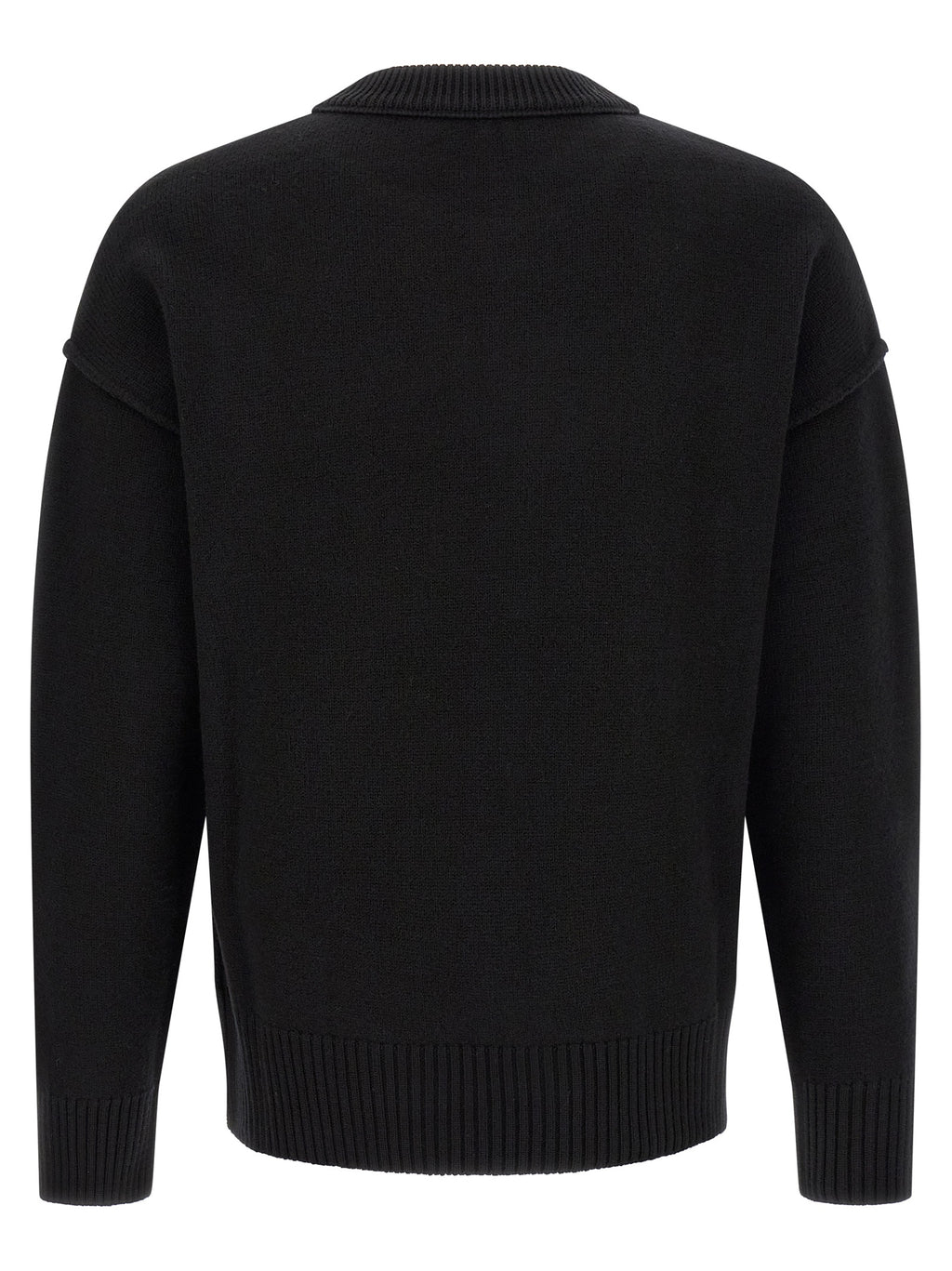 Ami Paris Schwarzer Wollcardigan