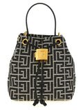 Balmain Zweifarbige Handtasche aus Polyester