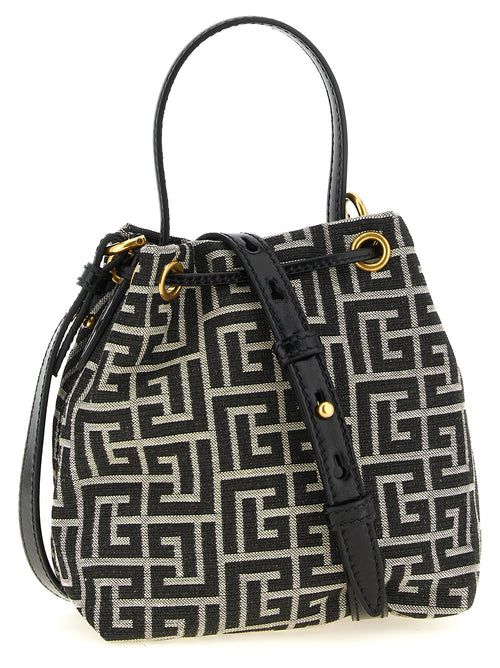 Balmain Zweifarbige Handtasche aus Polyester