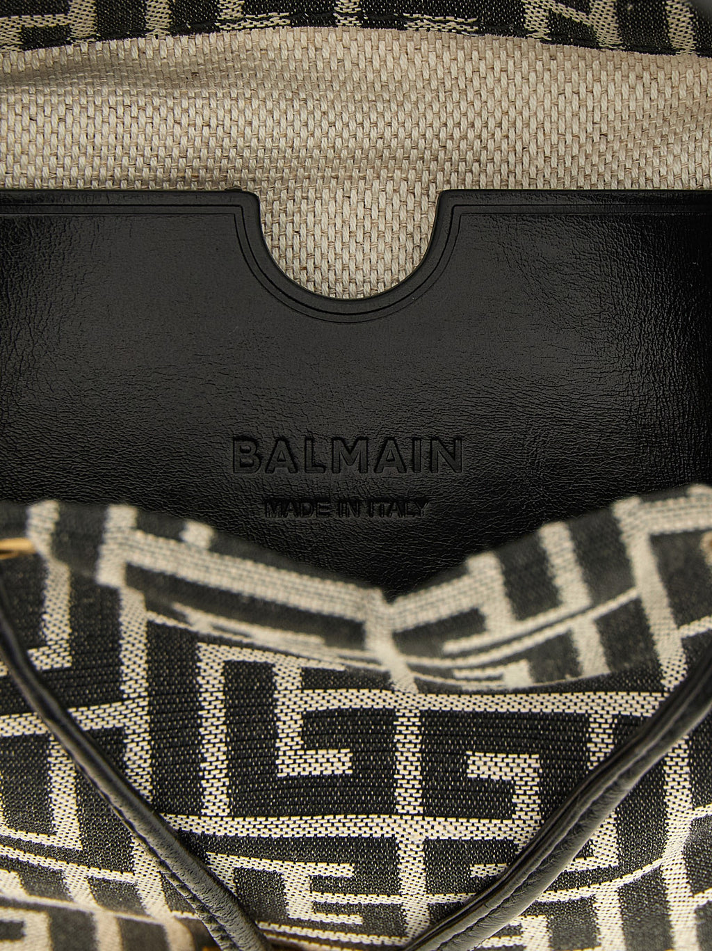 Balmain Zweifarbige Handtasche aus Polyester