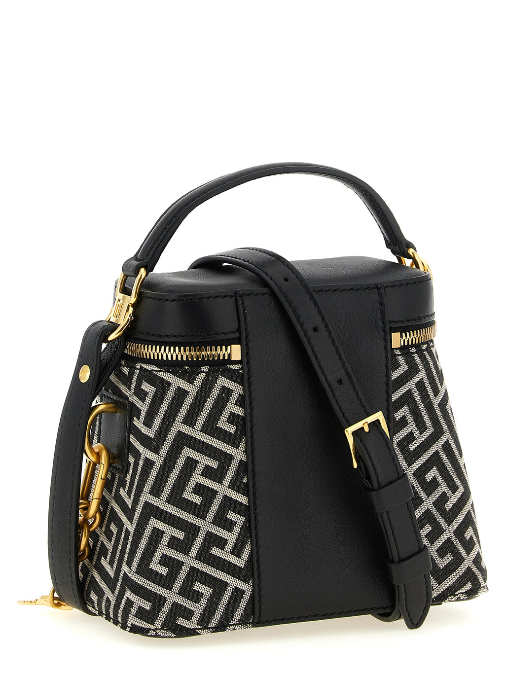 Balmain Zweifarbige Handtasche aus Polyester