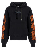 Off-White Schwarzer Baumwoll-Sweatshirt