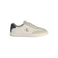 Calvin Klein Weiße Herren-Sneaker aus Polyester