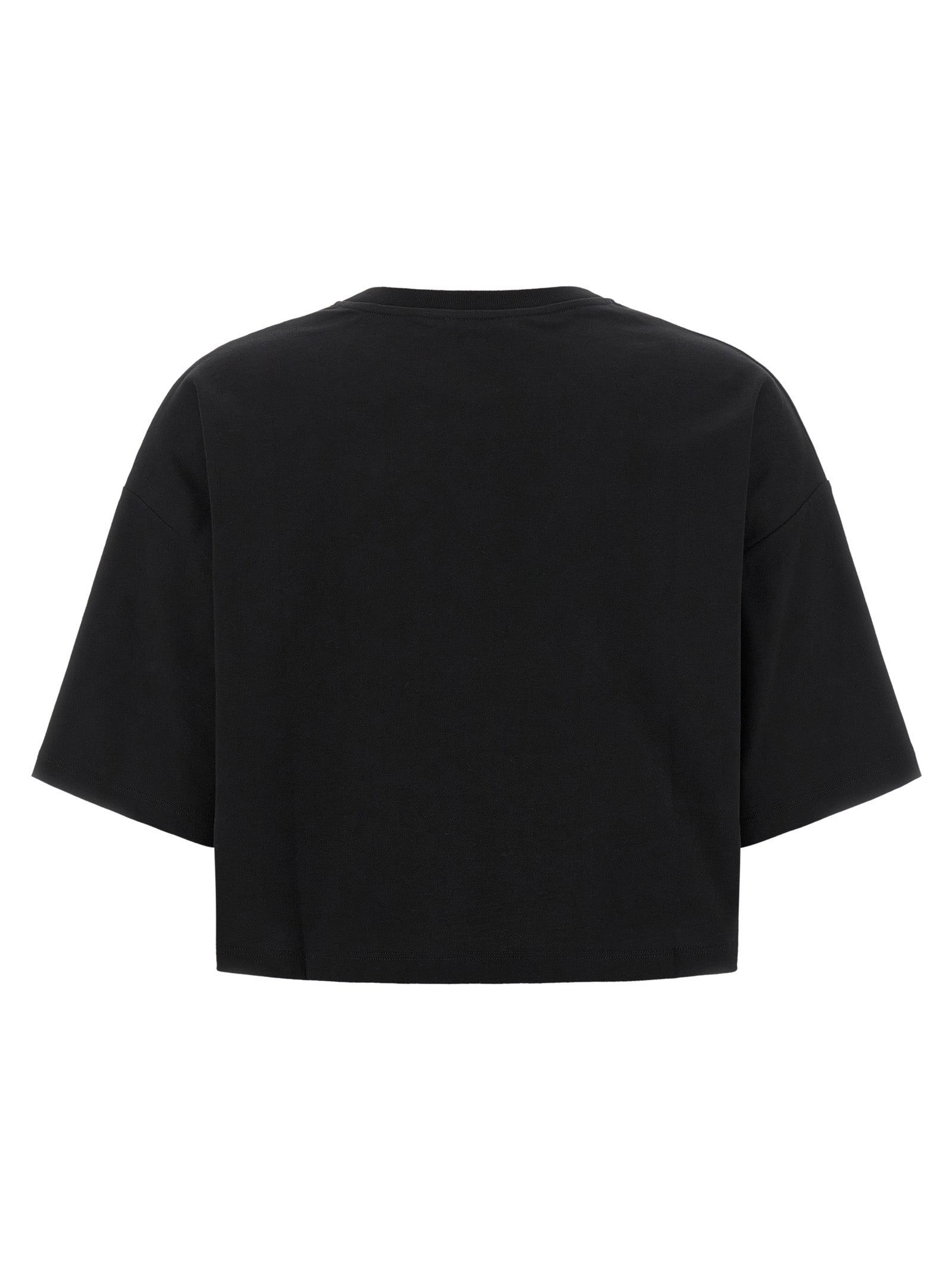 Balmain Schwarzes Baumwoll-T-Shirt
