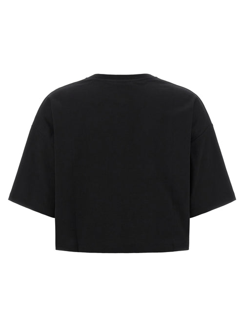Balmain Schwarzes Baumwoll-T-Shirt