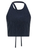 PINKO Blaue Tanktops aus Polyester