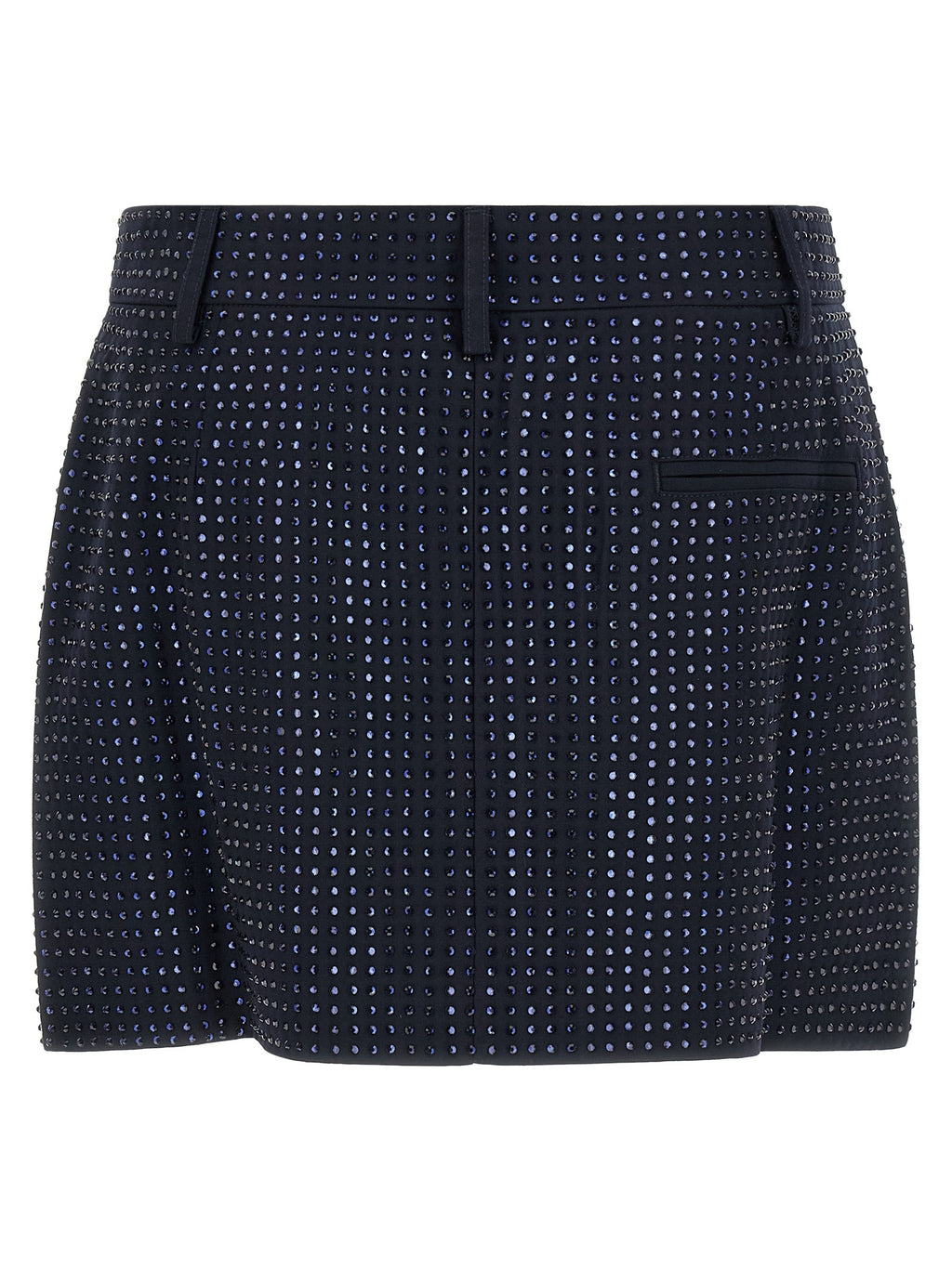 PINKO Langer Rock aus blauem Polyester