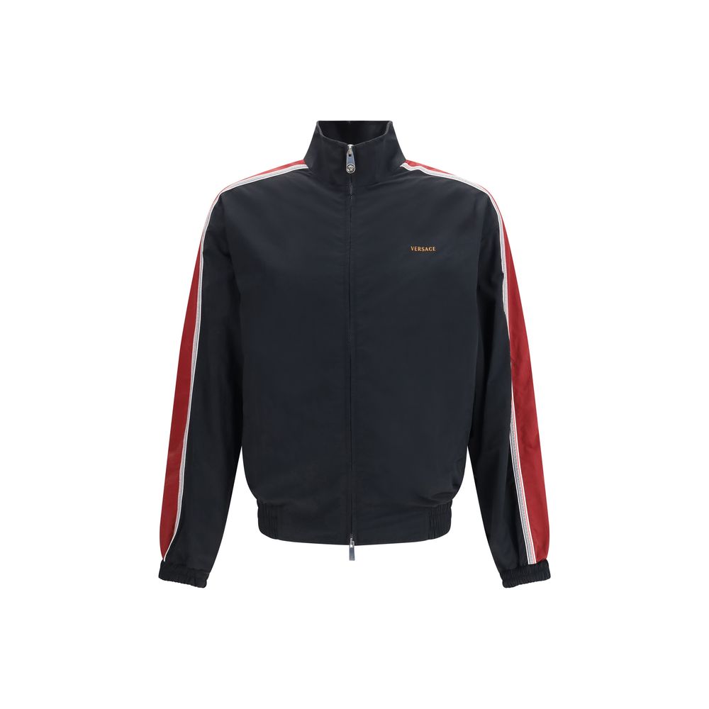 Versace Schwarzer Bomber aus Polyamid