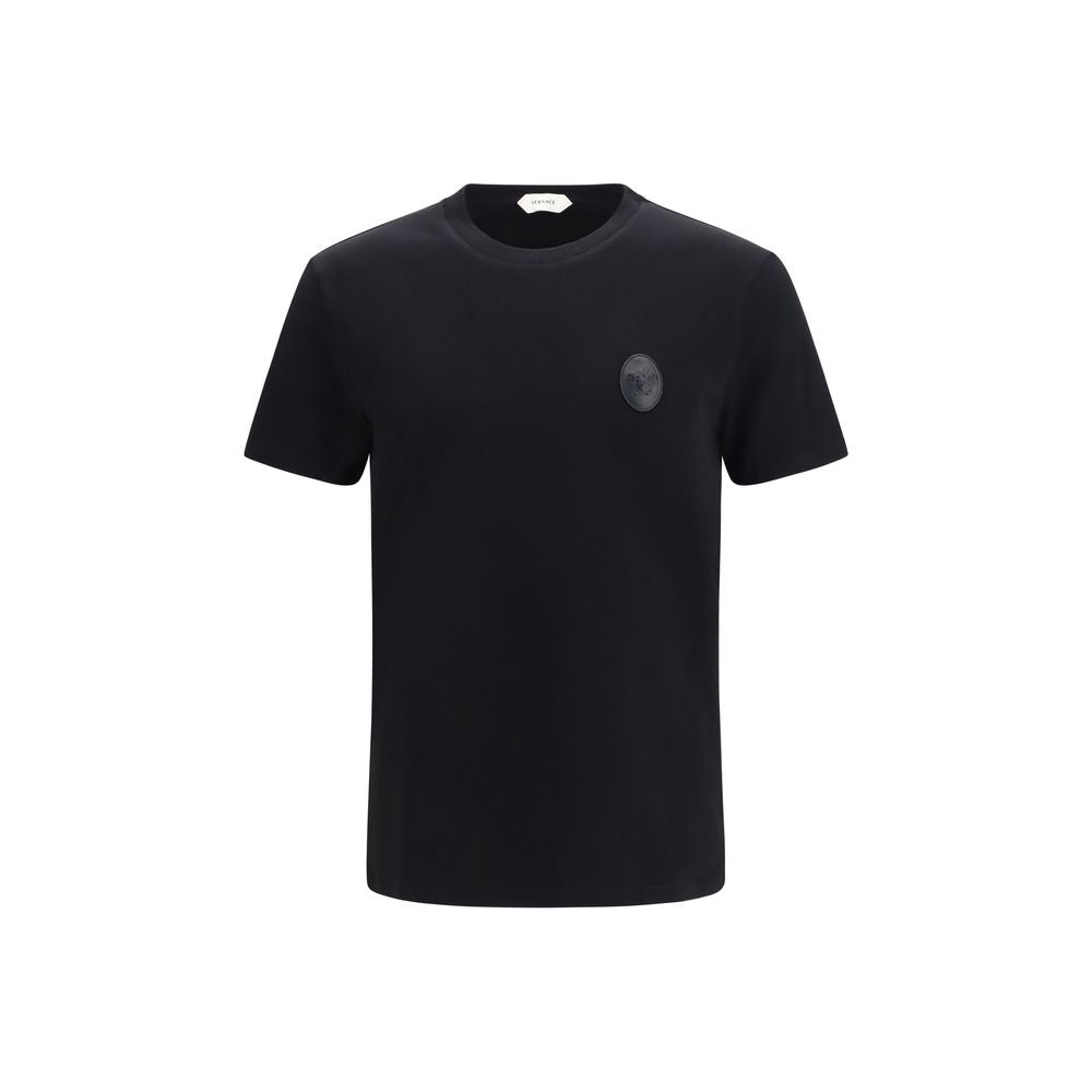Versace Schwarzes Baumwoll-T-Shirt
