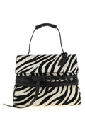 Moschino Zweifarbige Kalbsleder-Handtasche